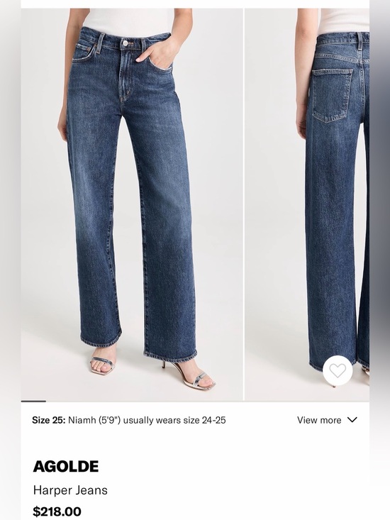 Agolde Denim - Agolde Harper Straight-Leg Jeans in Tempo